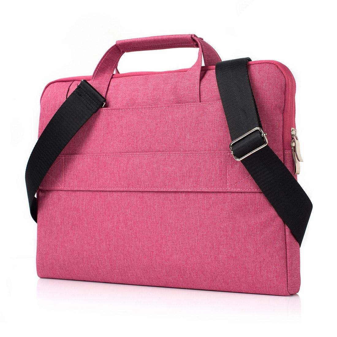 13.3 Inch Laptop Bag - Portable one Shoulder Zipper Design for Macbook Samsung Sony Dell Alienware Chuwi Asus Hp - Black