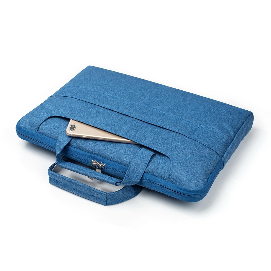 13.3 Inch Laptop Bag - Portable one Shoulder Zipper Design for Macbook Samsung Sony Dell Alienware Chuwi Asus Hp - Black