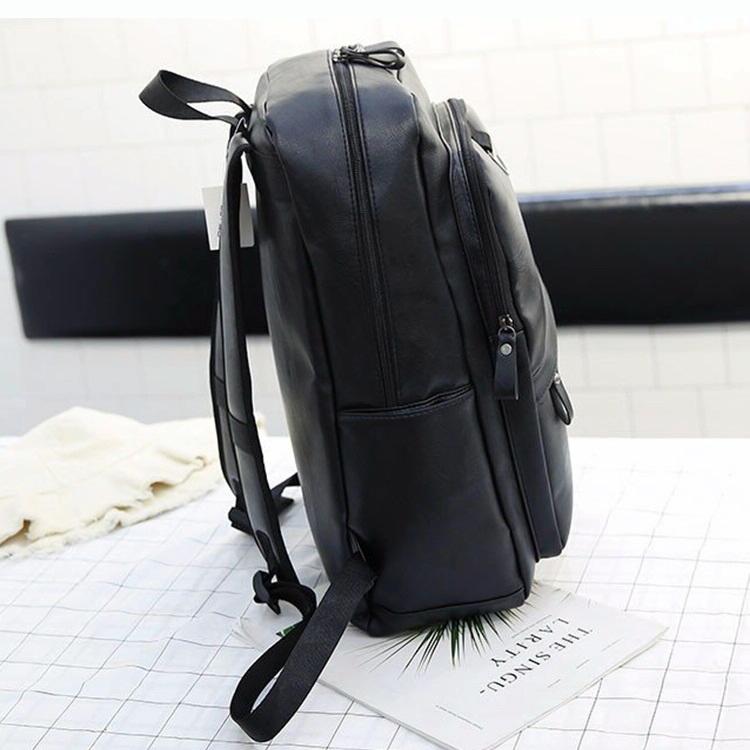 Men Casual Leather Shoulder Bag - Brown