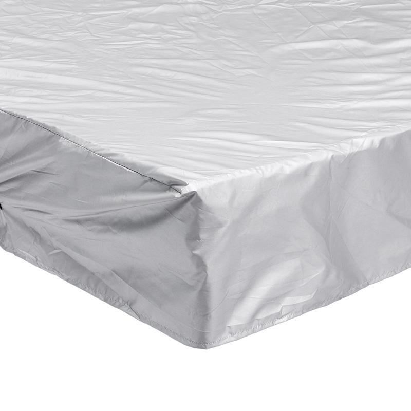 240x240x85cm Waterproof Dustproof Cover for Bathtub Pool Table & Chair - Protects from Falling Leaves - Silver