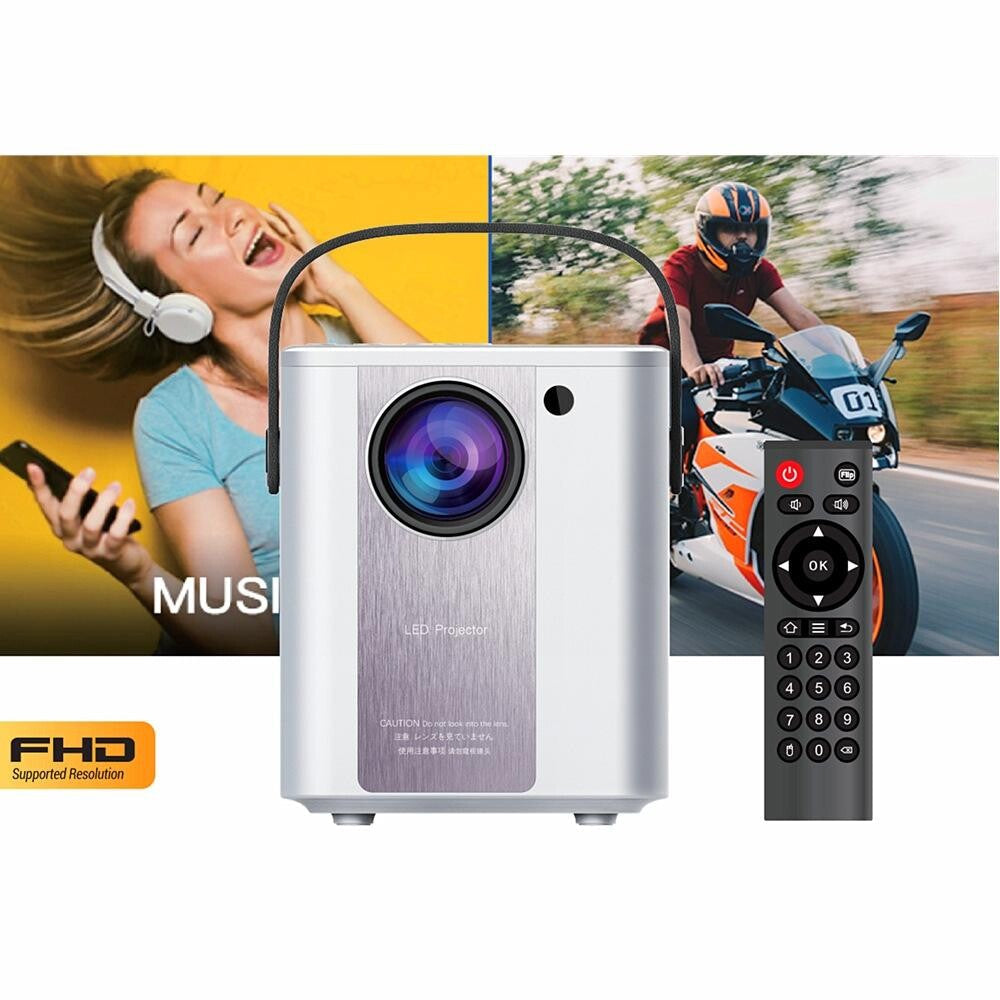 Portable Mini Hd Led Projector - C500 - Black
