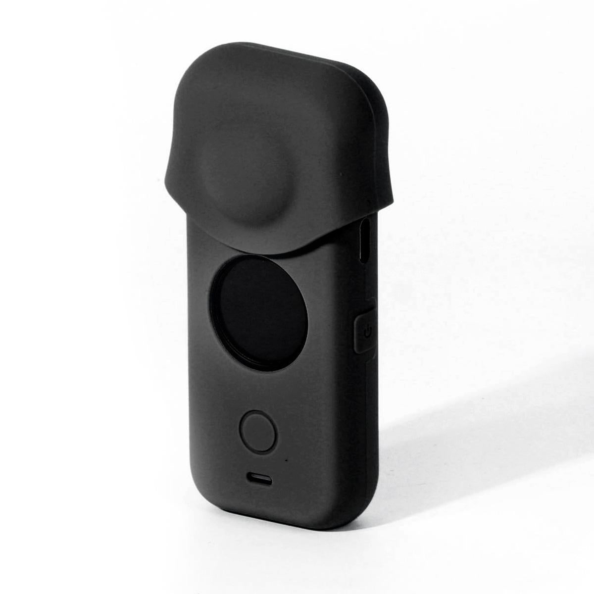 Full Body Dust Proof Silicone Protective Case for Insta360 one X2 - Black
