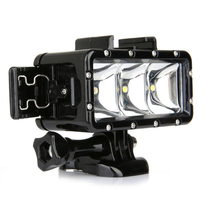 Waterproof Action Camera Light for Gopro Hero12 - 30m 300lm