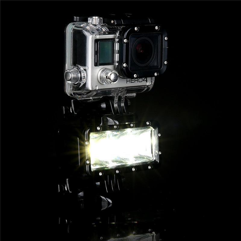 Waterproof Action Camera Light for Gopro Hero12 - 30m 300lm