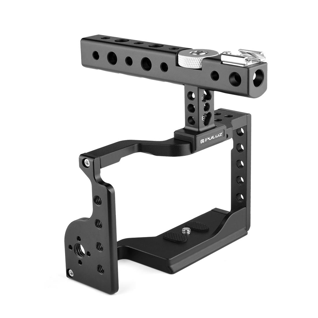 Video Camera Cage Stabilizer With Handle - Black for Sony A6600