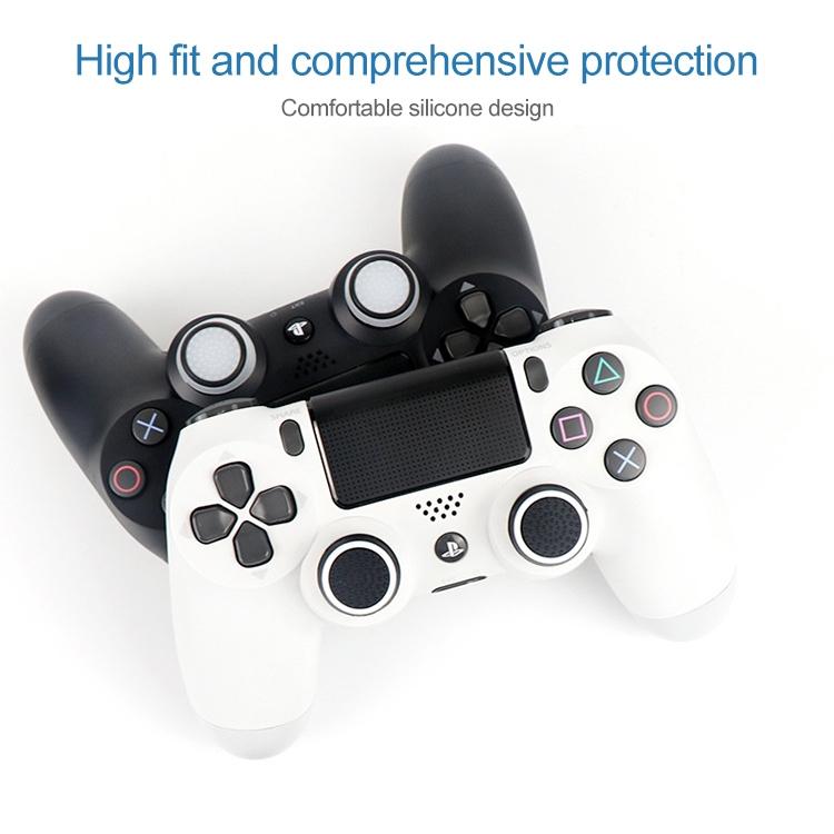 20 Luminous Silicone Gamepad Covers for Ps4 / Ps3 / Ps2 / Xbox360 / Xboxone / Wiiu - Black