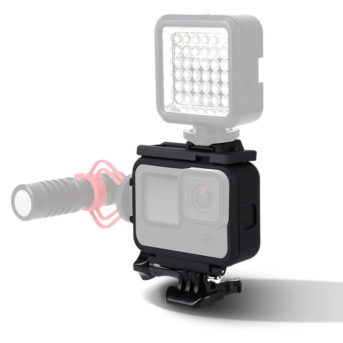 Protective Case with Mount and Base for Gopro Hero10 / 9 - Long Screw