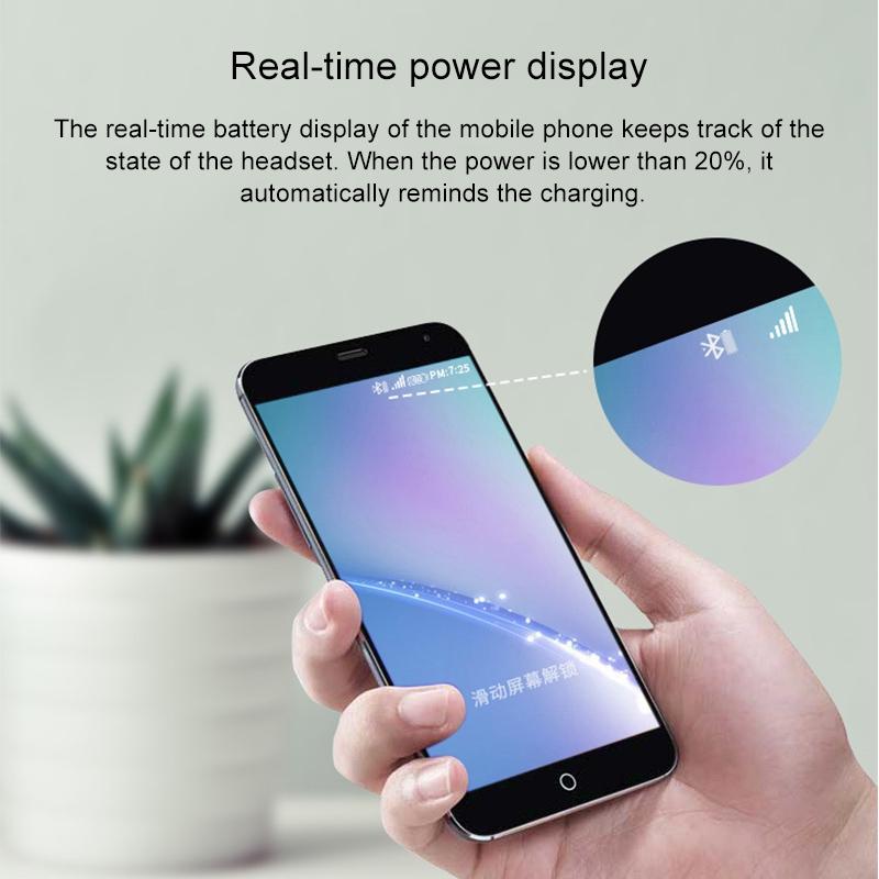 Wireless Earphones with Led Charging Box - J1 Tws - Black