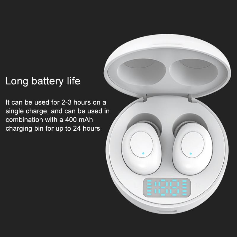 Wireless Earphones with Led Charging Box - J1 Tws - Black
