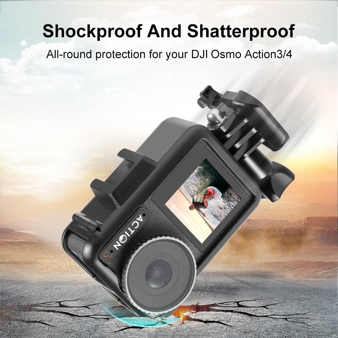 Plastic Cage with Cold Shoes for Dji Action Camera