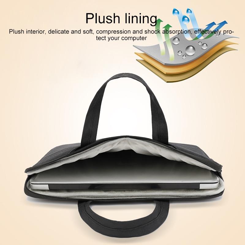 15.6 Inch Waterproof Laptop Handbag in Oxford Cloth - Pink