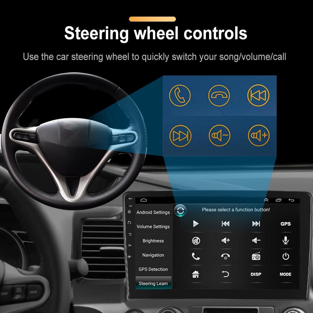 10.1 Inch Android Navigation For Honda Civic - Standard + 12 Light Camera 2 + 32G