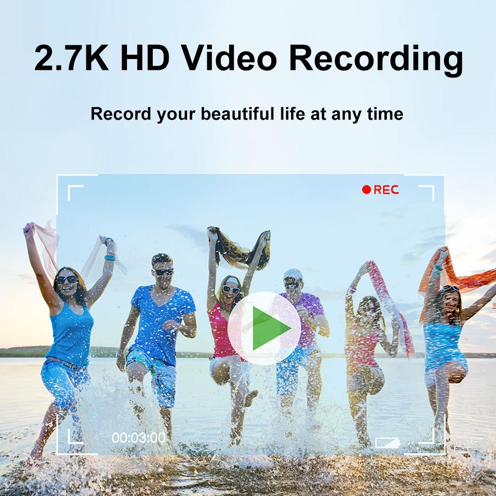 Waterproof 48mp Dual Screen Outdoor Camera - Wdc901 - Yellow