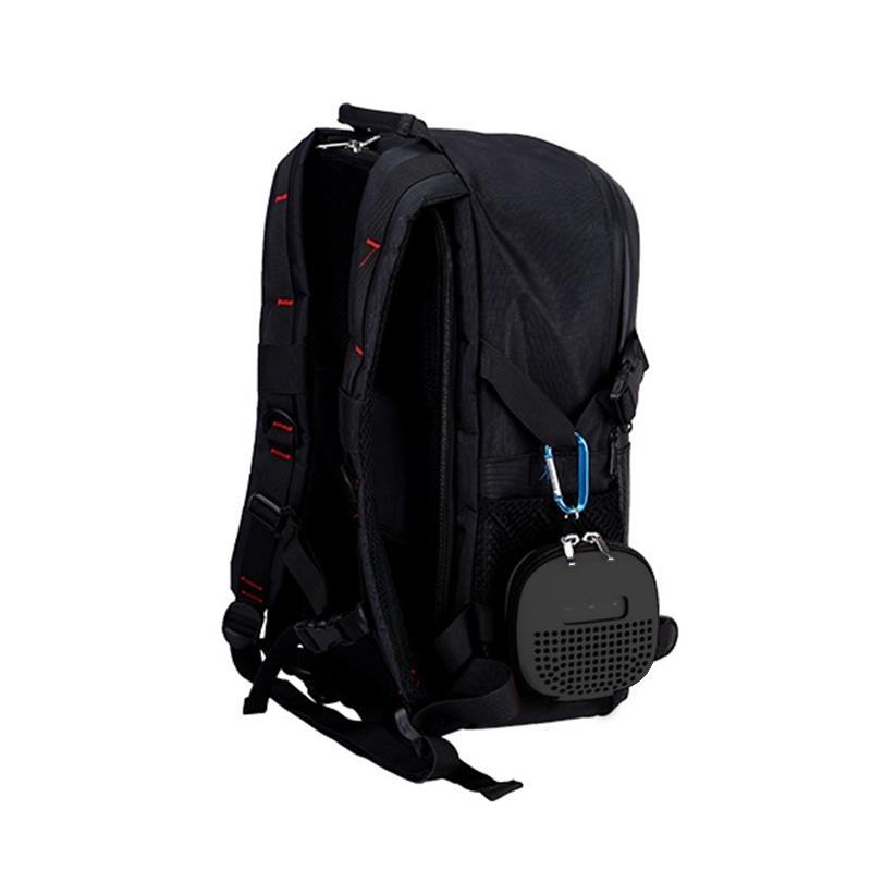 Shockproof Eva Bag for Bose Soundlink Micro Speaker - Portable with Rope & Metal Buckle Black