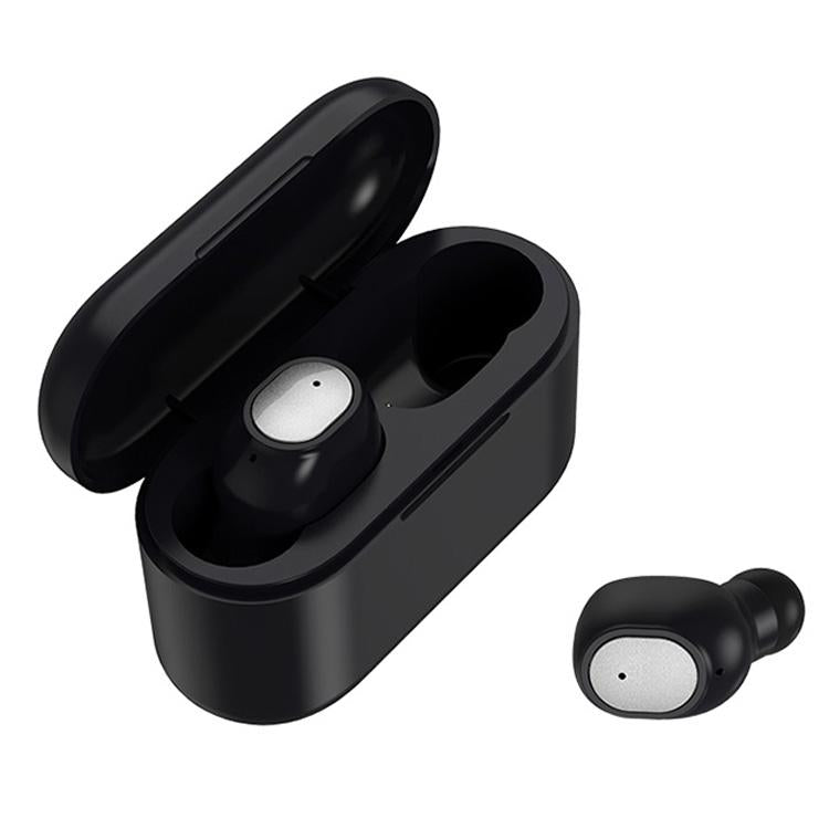 Wireless Bluetooth 5.0 Earphones - Binaural Stereo Automatic Pairing - Black