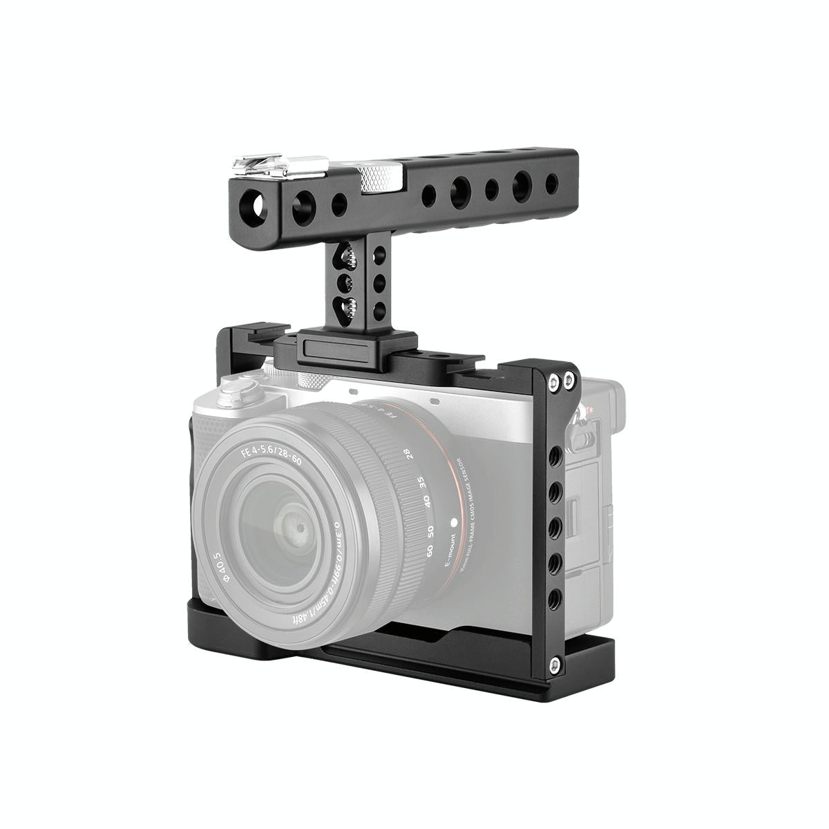 Video Cage Stabilizer Kit With Handle for Sony Alpha 7C