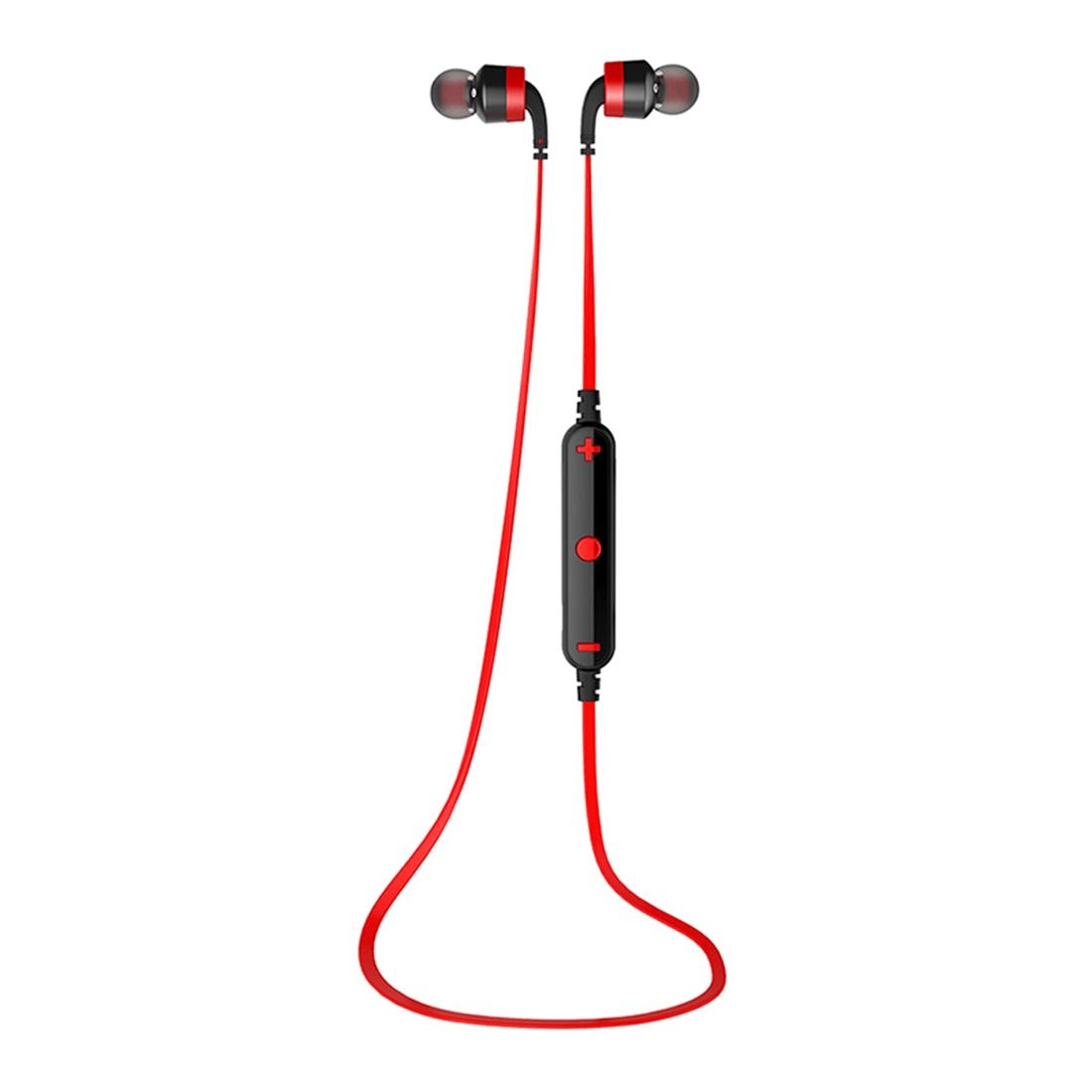 Wireless Sport Bluetooth Earphones with In-line Control - Black - Black