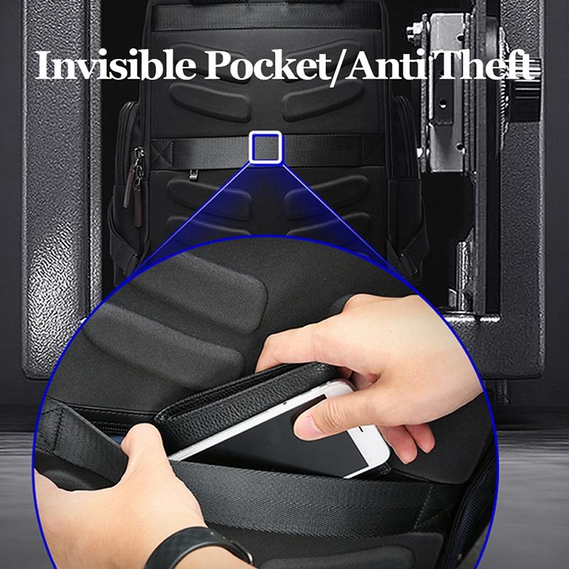 Large Capacity Anti-Theft Usb Shoulder Bag - Waterproof & Business Ready