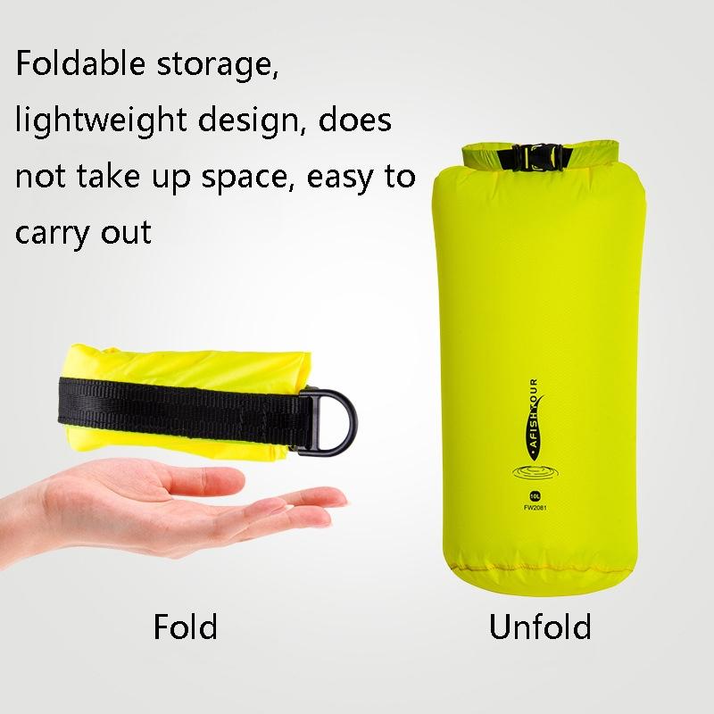 Multi Function Outdoor Storage Bag Waterproof Lightweight 35L Capacity - Black