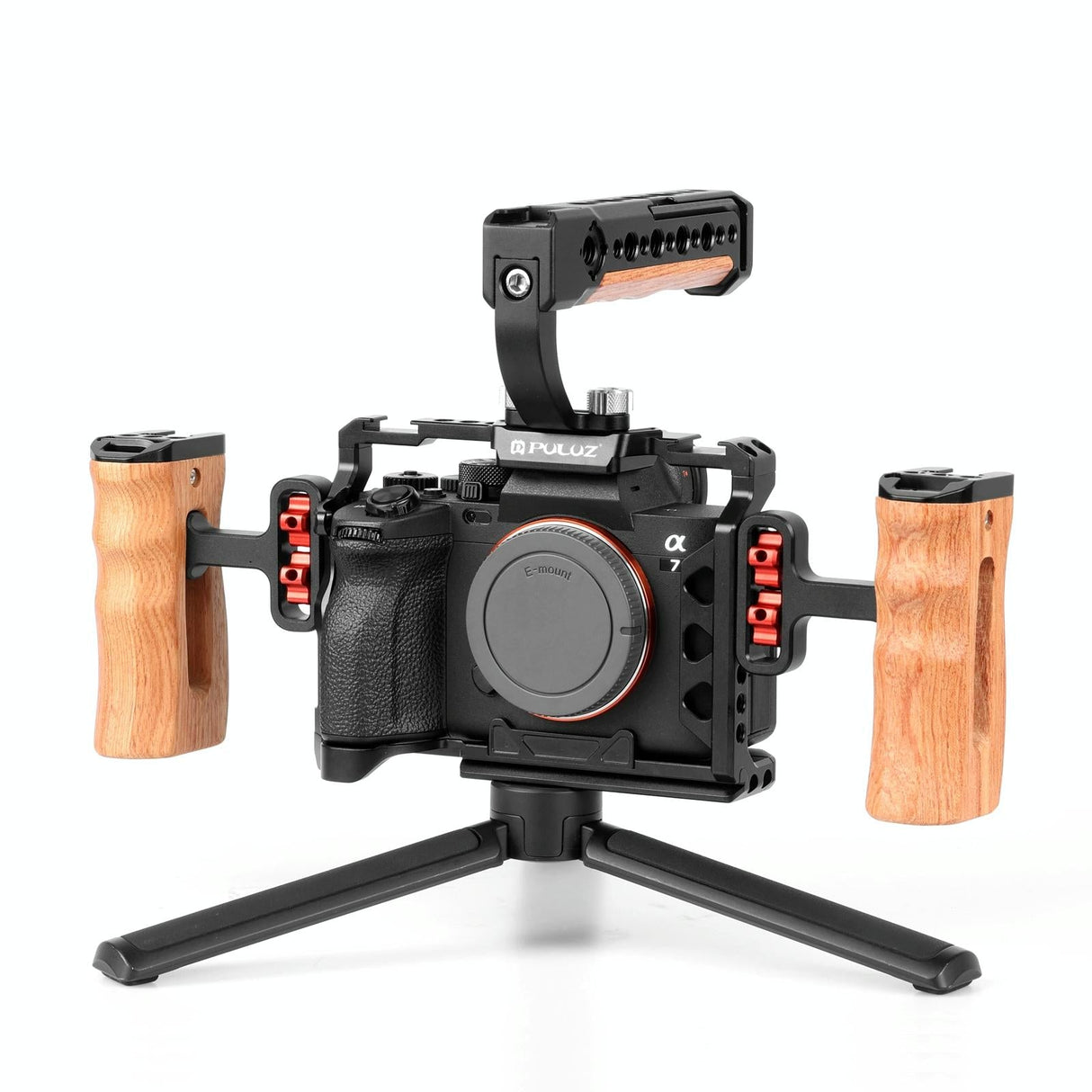 Camera Cage Stabilizer Rig - Metal Black for Sony A7