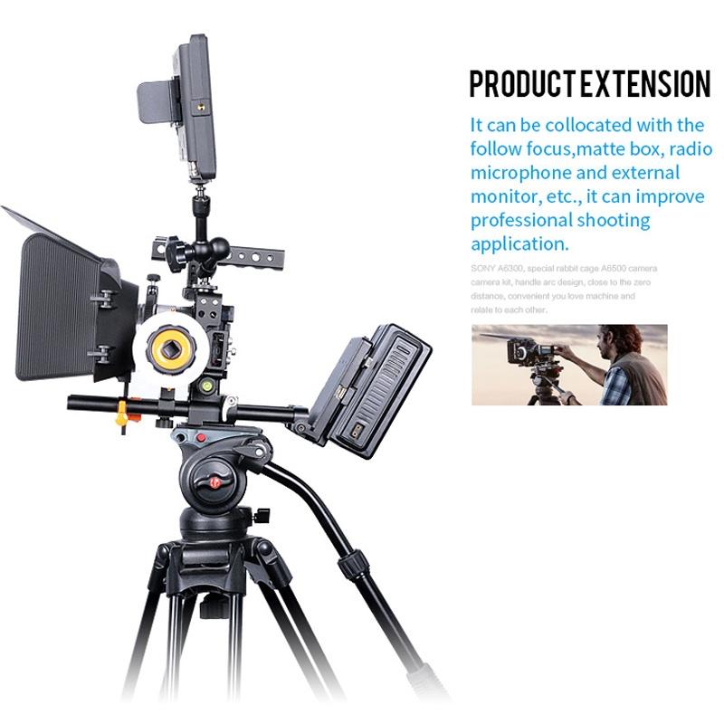 Camera Stabilizer Cage - Black for Sony A6000 / A6300 / A6500 / A6400