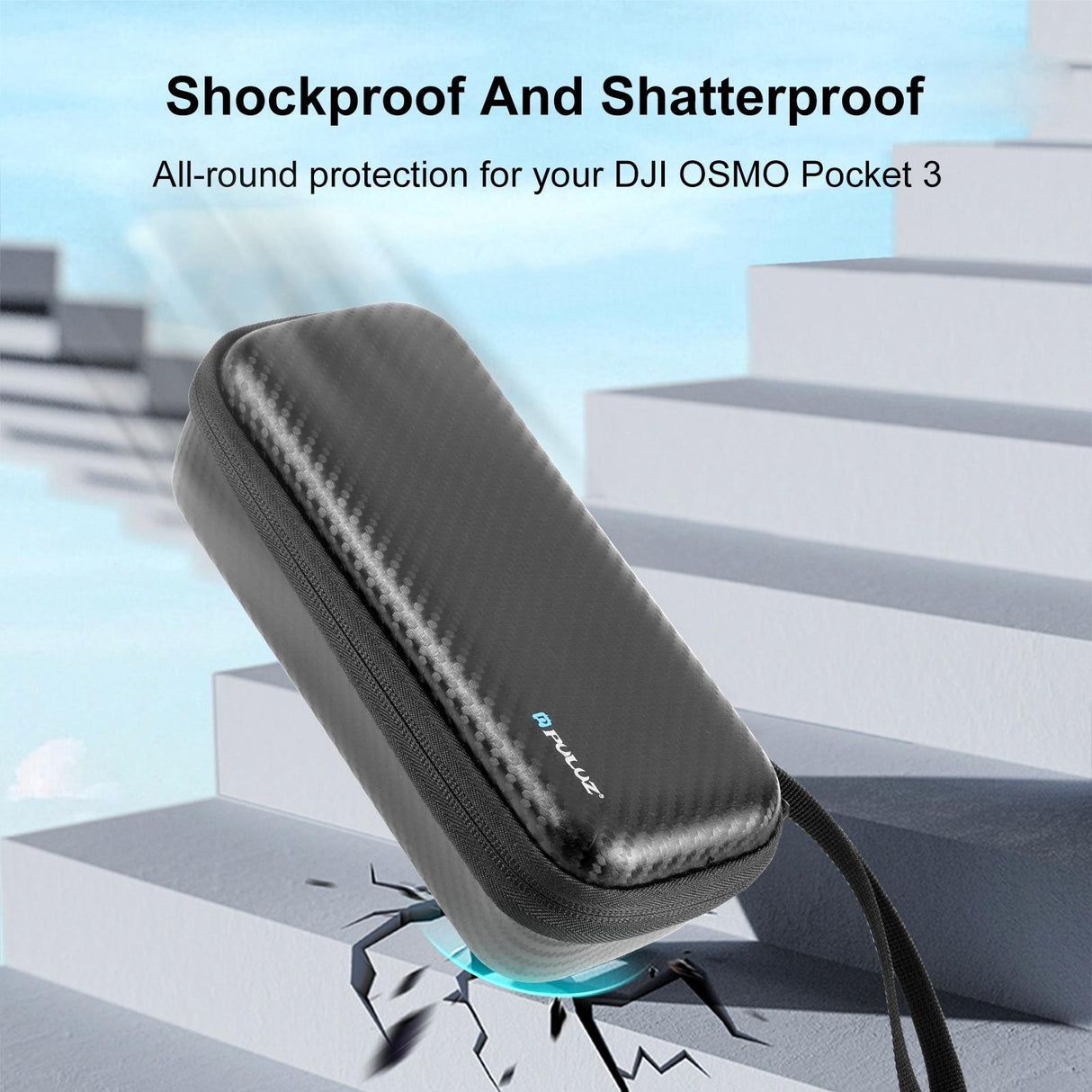 Portable Eva Storage Bag For Dji Osmo Pocket 3 Mini Body Bag Black