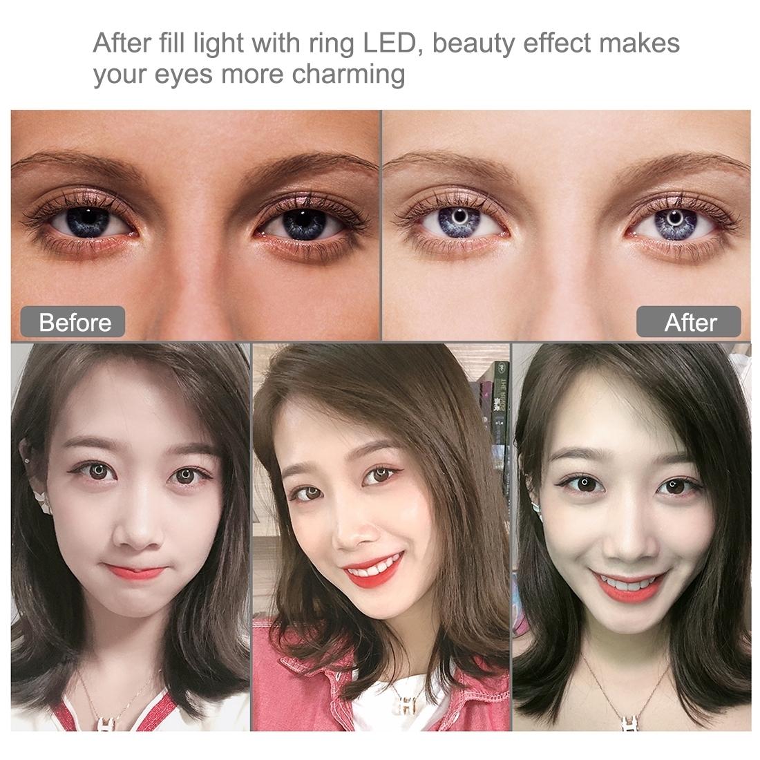 10.2 Curved Led Ring Light with Tripod & Remote for Vlogging & Photography - Black
