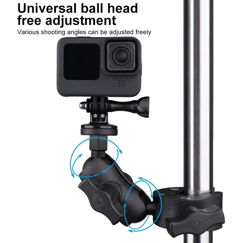 Adjustable 360 Degree Bike Handlebar Mount for Action Cameras