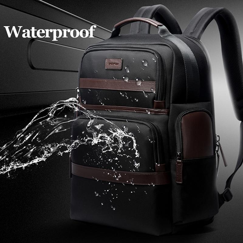 Waterproof Anti-Theft Usb Shoulder Bag - Large Capacity - 28X19X42Cm - Black