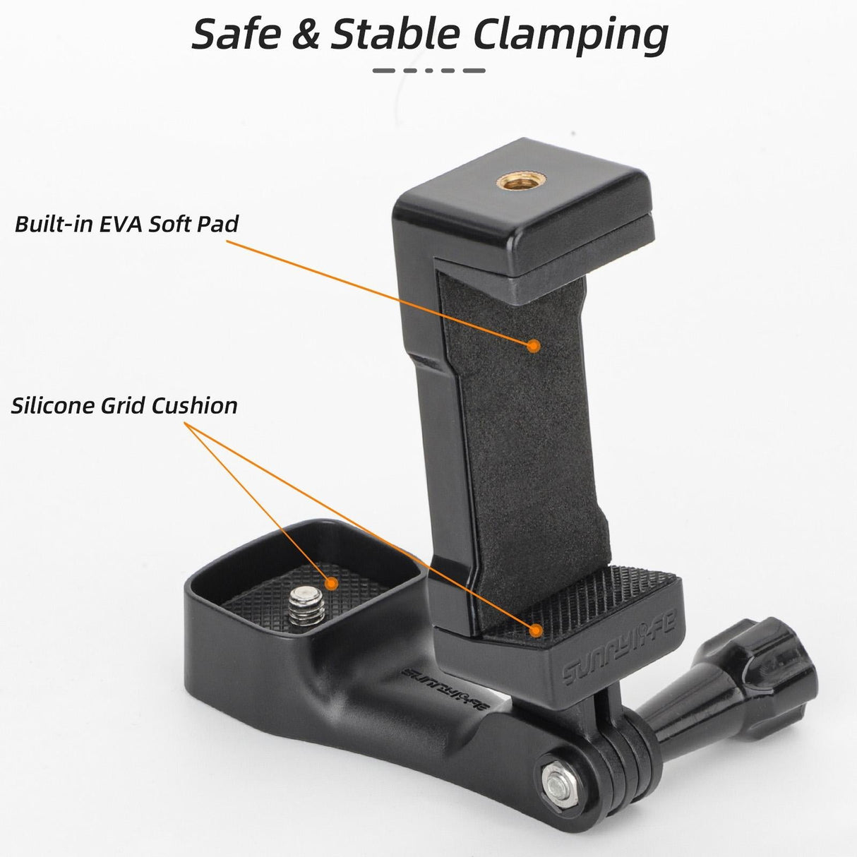 Handheld Tripod Expansion for Dji Pocket 3 - Front Phone Holder Mount