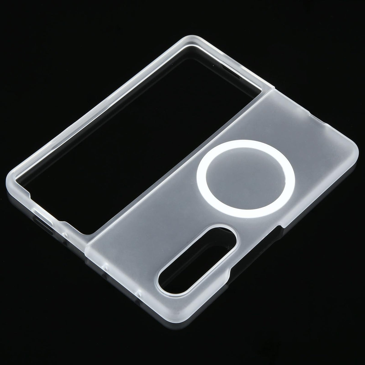 For Samsung Galaxy Z Fold4 5G Shockproof Magsafe Case - Frosted Black