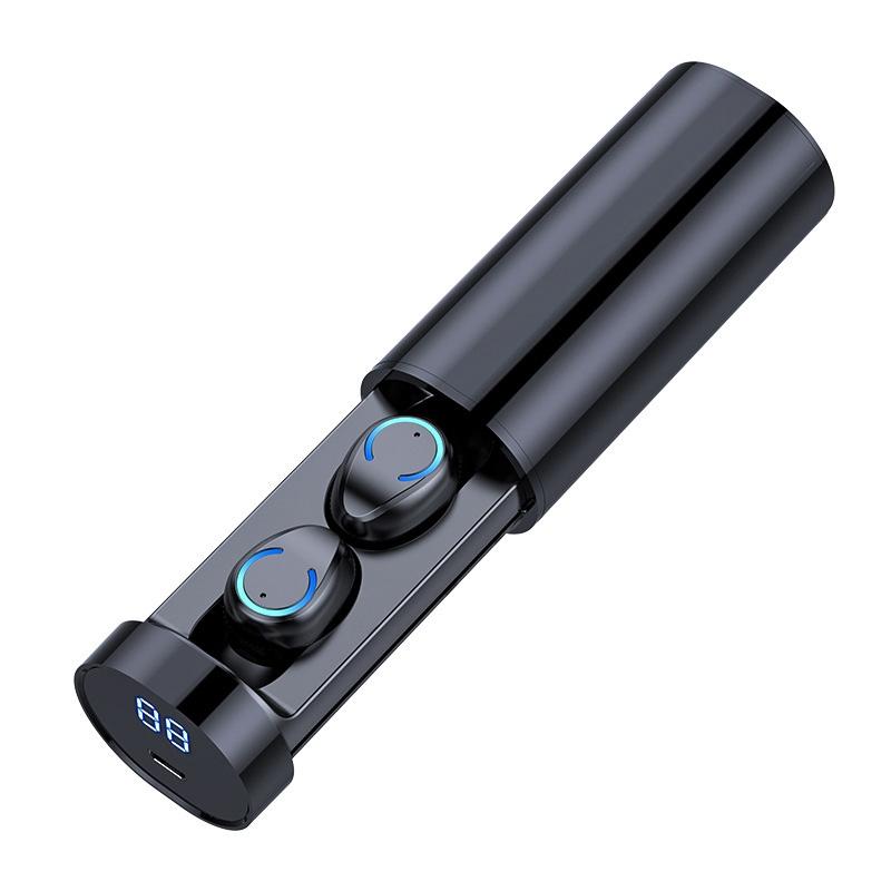 Touch Bluetooth Earphones with Noise Cancelling and Pull-out Charging Box