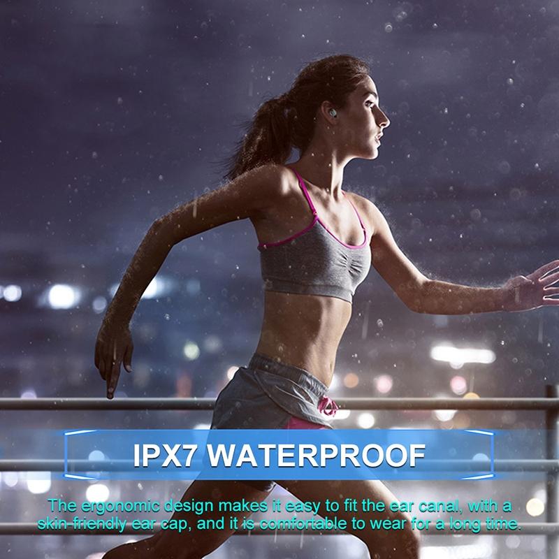 Touch Bluetooth Earphones with Noise Cancelling and Pull-out Charging Box