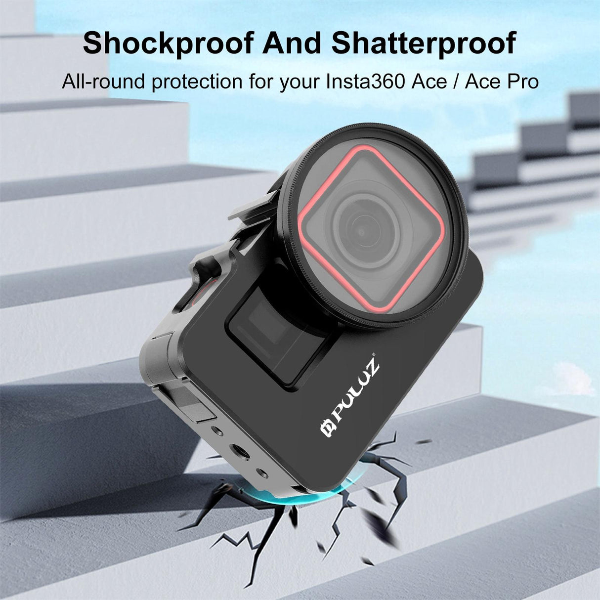 52mm Uv Filter and Adapter for Insta360 Ace Pro