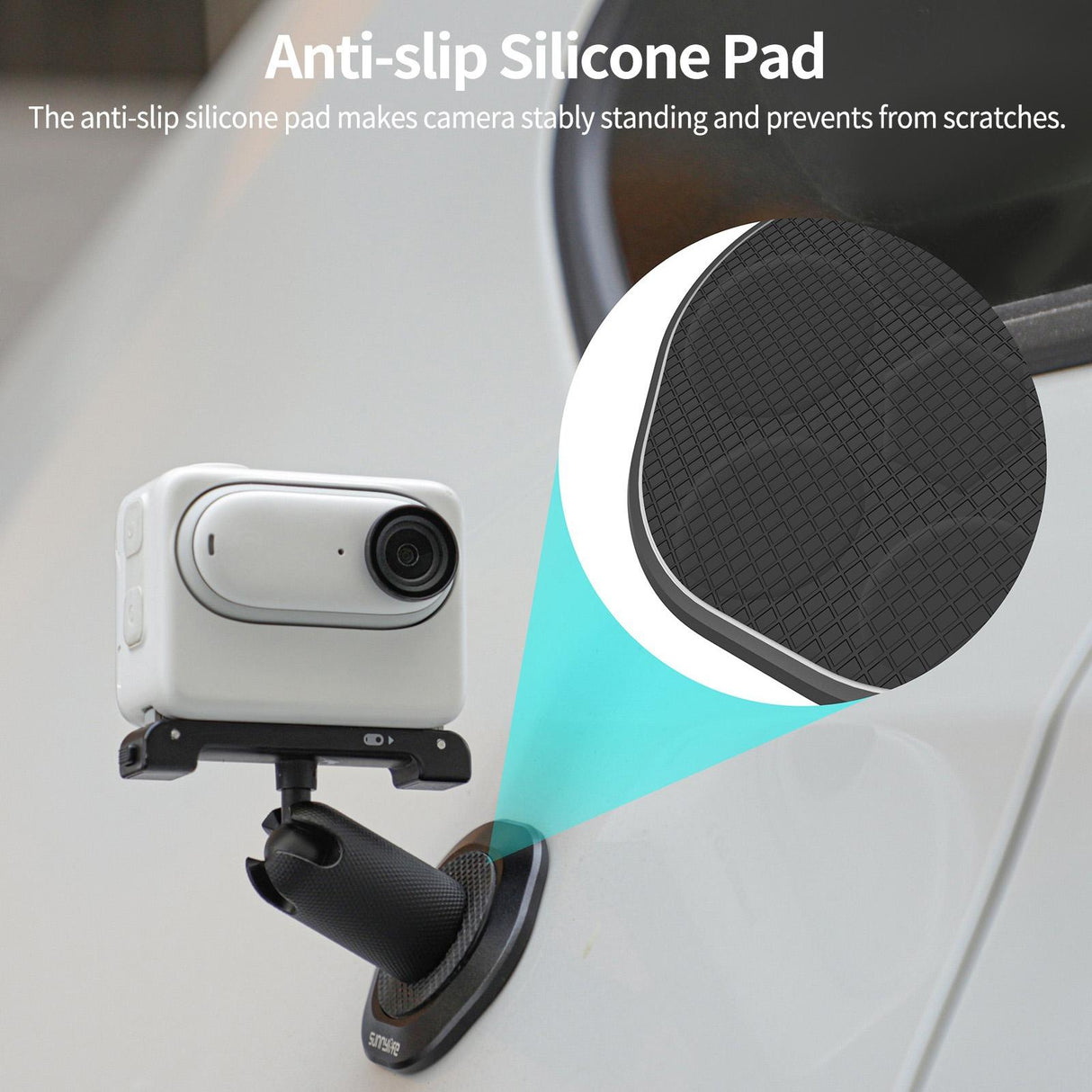 Metal Magnetic Base with 1 / 4 Adapter and Pivot Stand