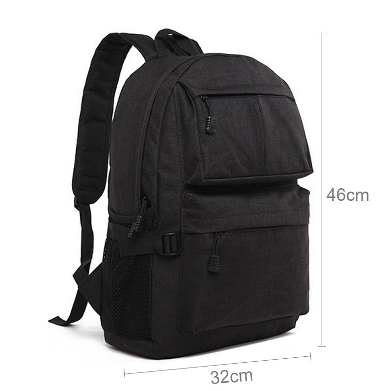 Multi-function Laptop Backpack with Usb Port - Fits 15.6 Macbook Samsung Sony Dell Alienware Chuwi Asus Hp - 46x32x12cm - Black