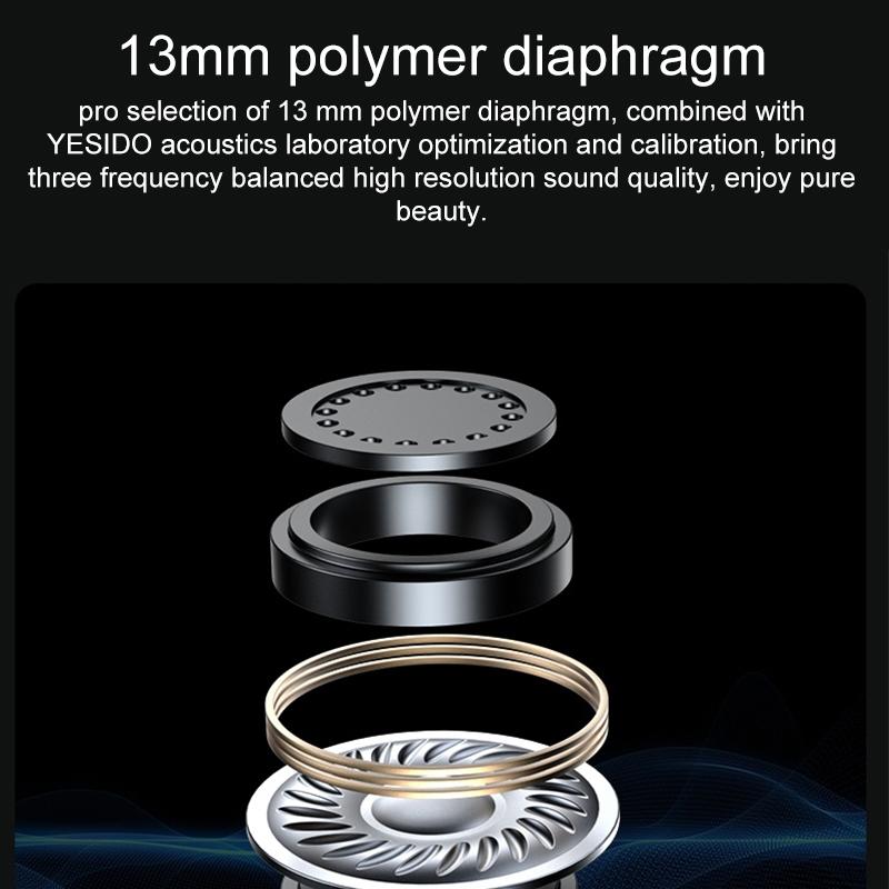 Wireless Bluetooth 5.0 Earphones with Led Display - Black