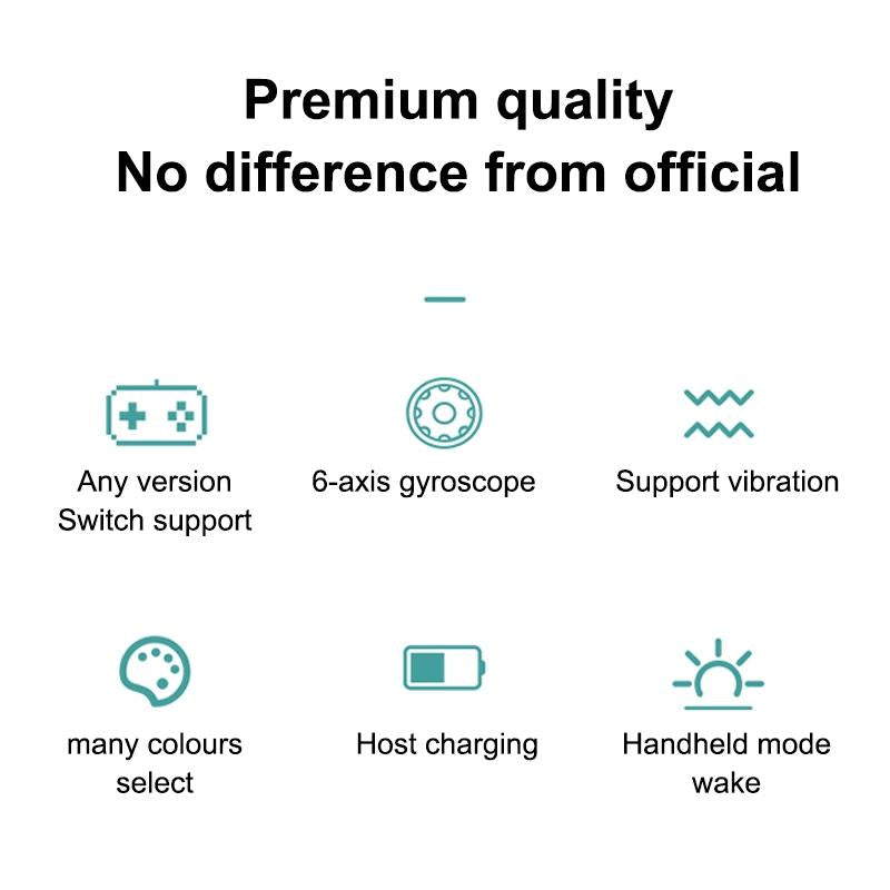 Switch Joy Con Tooth Gamepad - Compact and Colourful - Nt9687B