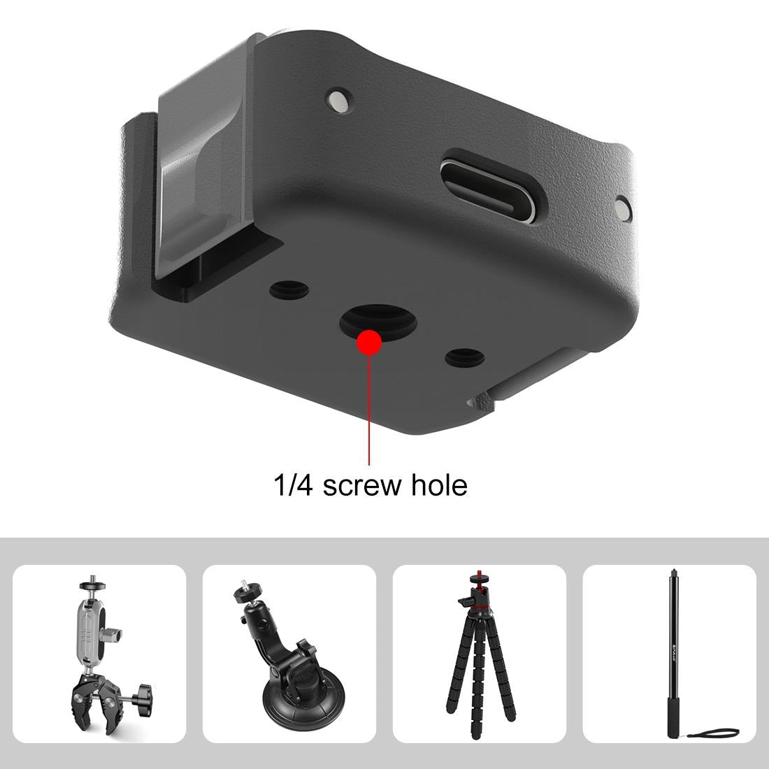 Universal Aluminum Bracket for Dji Pocket 3 Usb c Dock