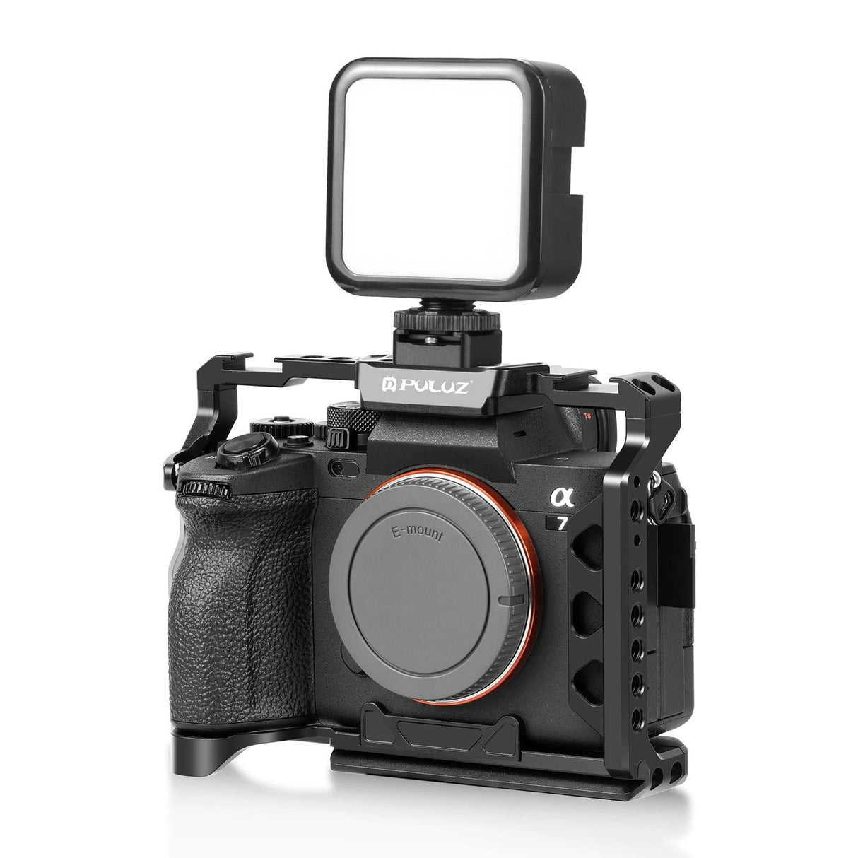 Aluminum Cold Shoe Mount For Microphone Or Flash Light - Black