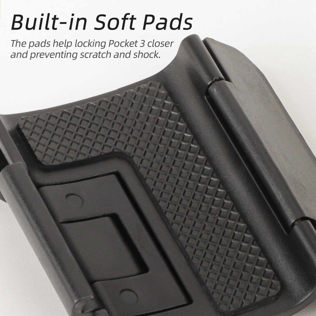 Foldable Dual Hooks Adapter for Dji Pocket 3 - Protective Case Bracket