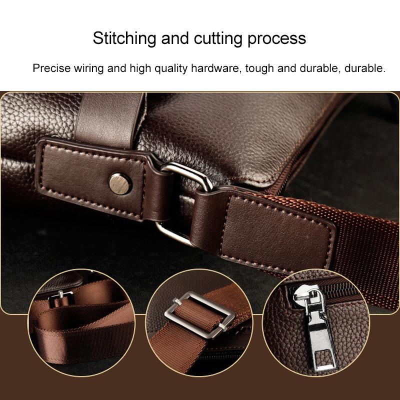 Men Pu Leather Shoulder Bag Leisure Style