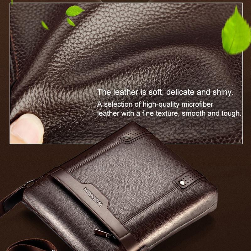 Men Pu Leather Shoulder Bag Leisure Style