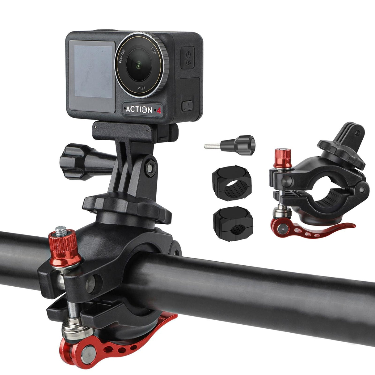 360 Degree Rotating Bike Mount for Sports Cameras