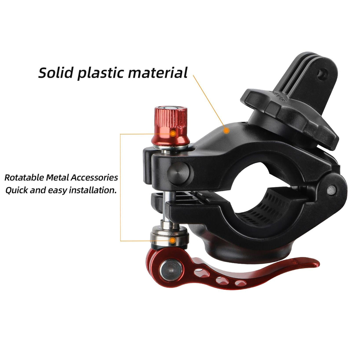360 Degree Rotating Bike Mount for Sports Cameras