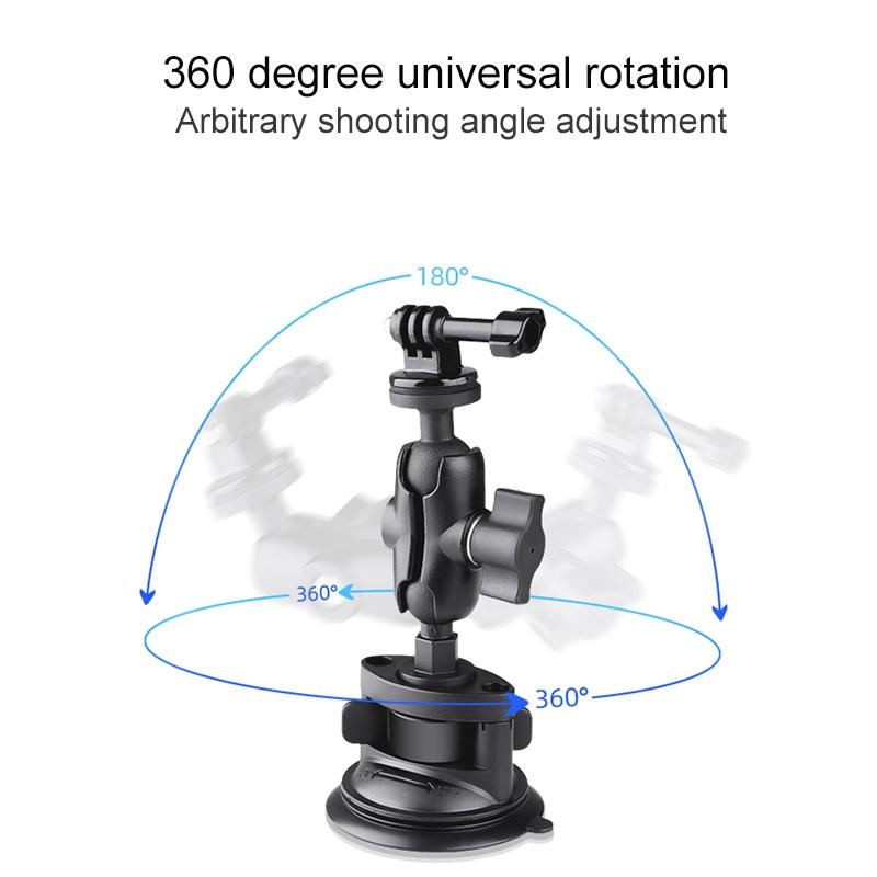 Steel Mount Holder with Tripod Adapter and Safety Buckle