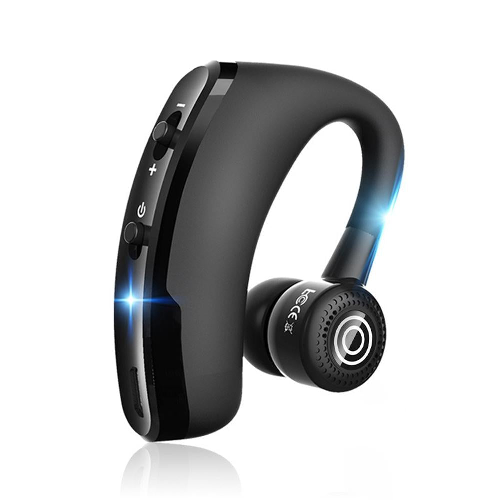 V9 Wireless Bluetooth Headset with Mic for Drivers - Black