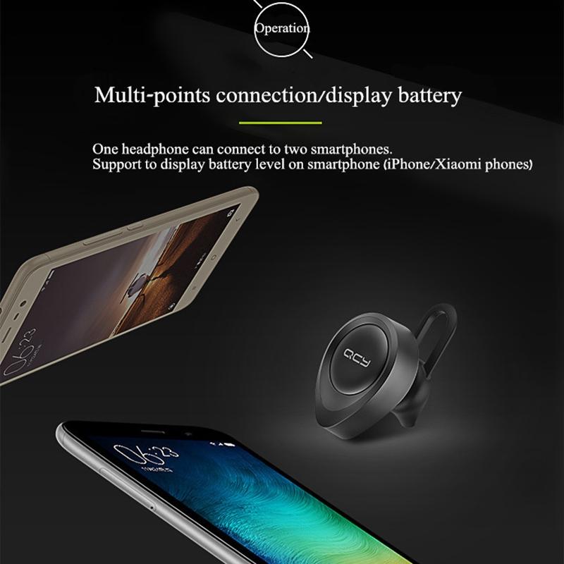 Wireless Bluetooth Earphone with Mic - 10m Range