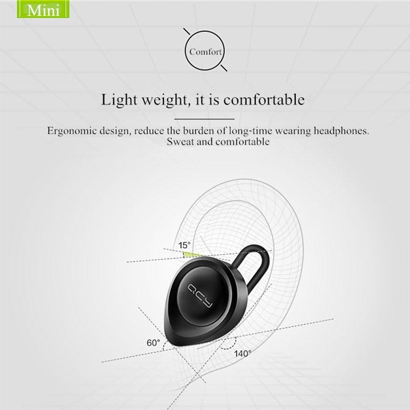 Wireless Bluetooth Earphone with Mic - 10m Range