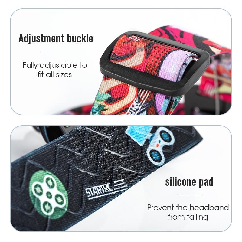 Universal Action Camera Head Strap Mount - Black